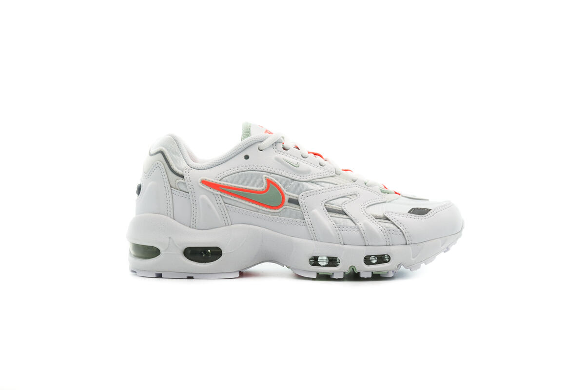 Nike Air Max 96 White / Pistacho Frost - Bright Mango (Women's) - Image 13