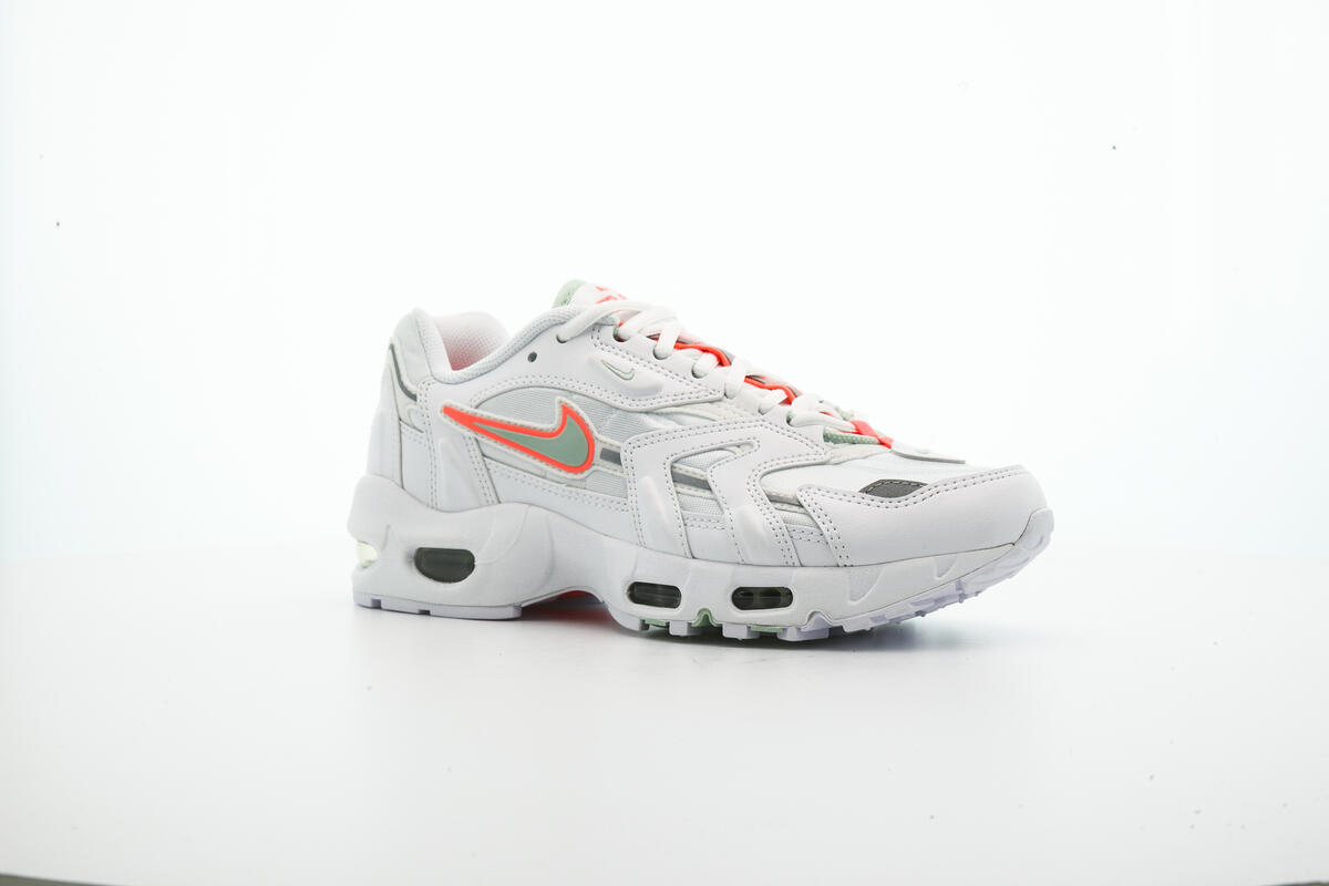 Nike Air Max 96 White / Pistacho Frost - Bright Mango (Women's) - Image 14