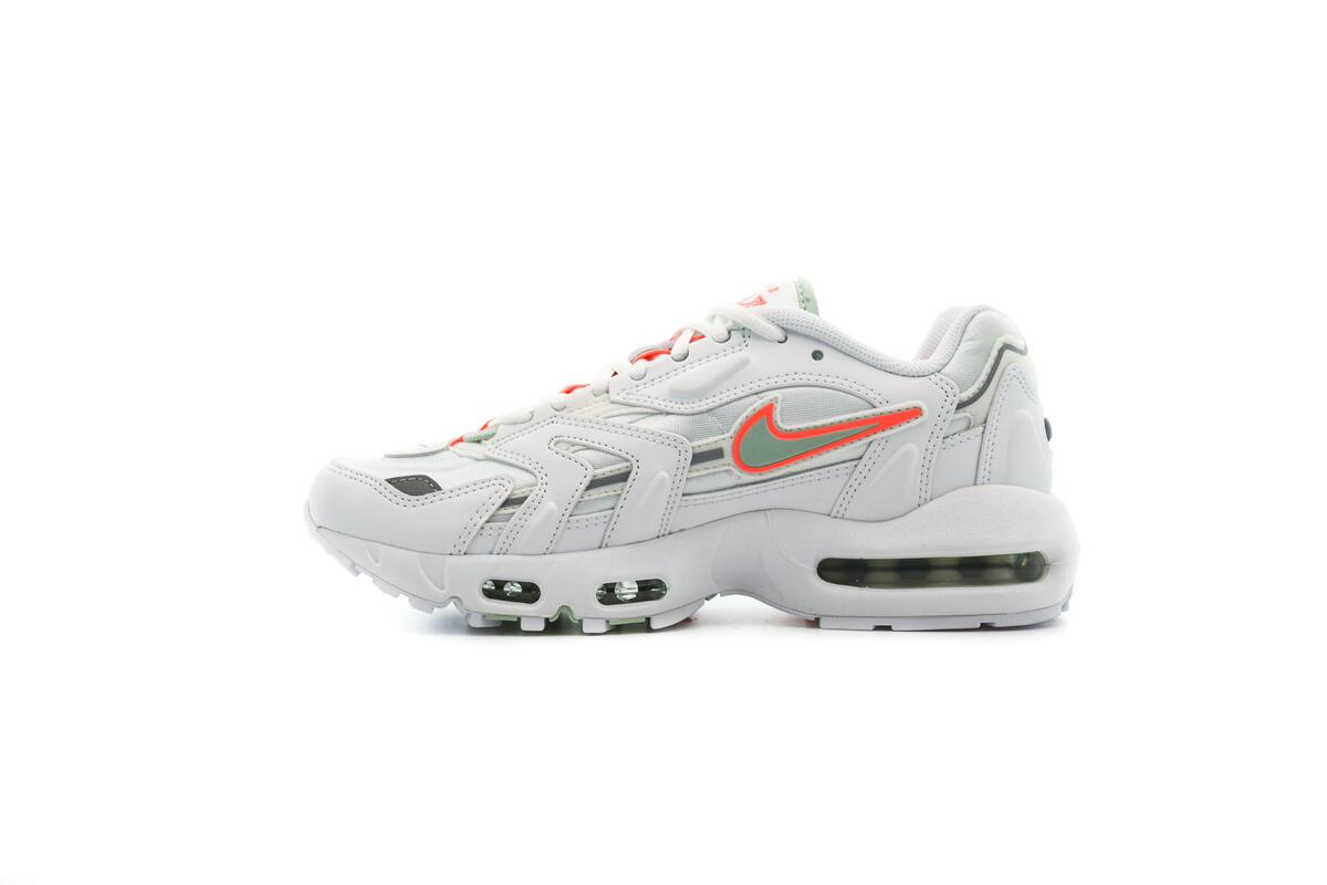 Nike Air Max 96 White / Pistacho Frost - Bright Mango (Women's) - Image 19