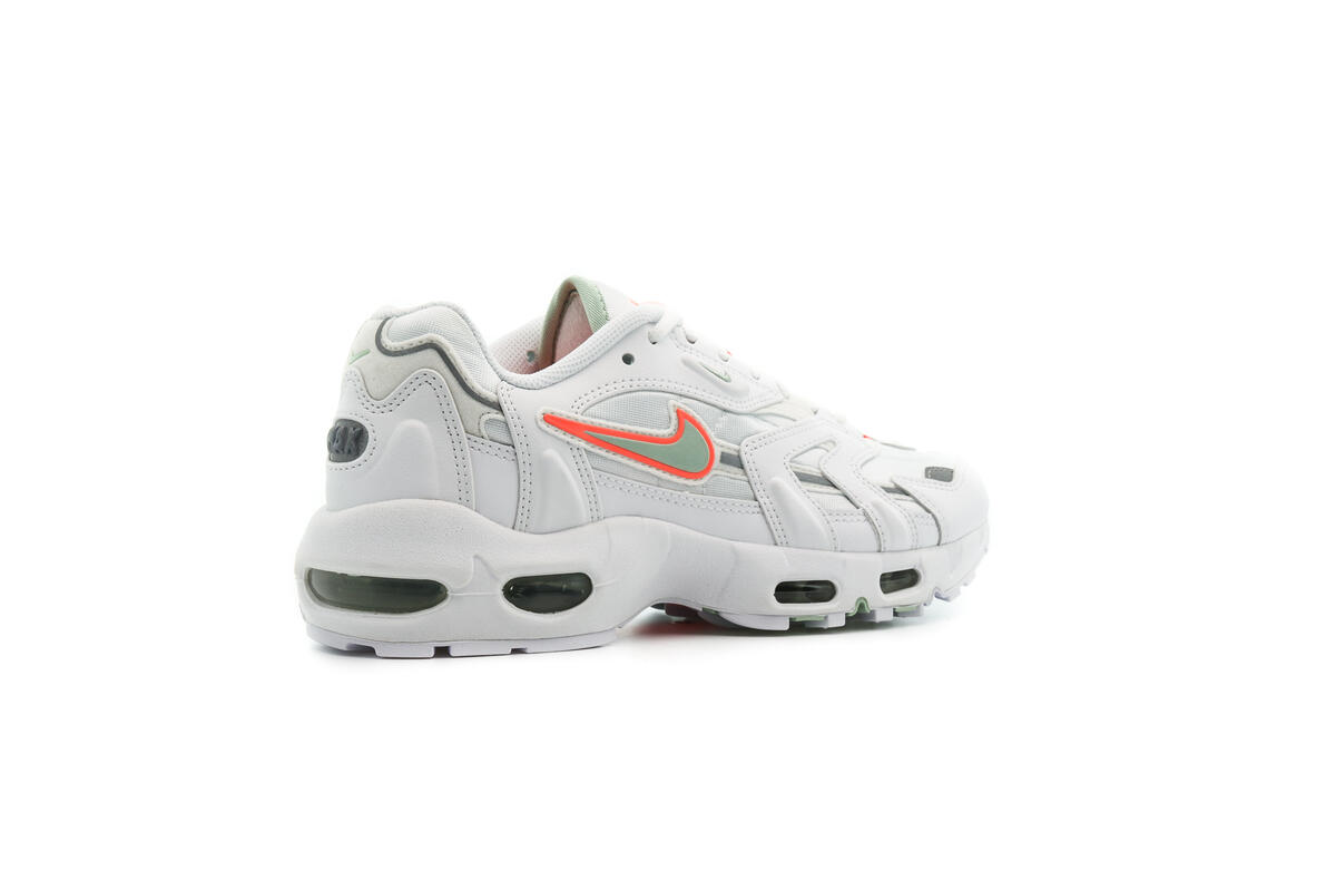 Nike Air Max 96 White / Pistacho Frost - Bright Mango (Women's) - Image 24