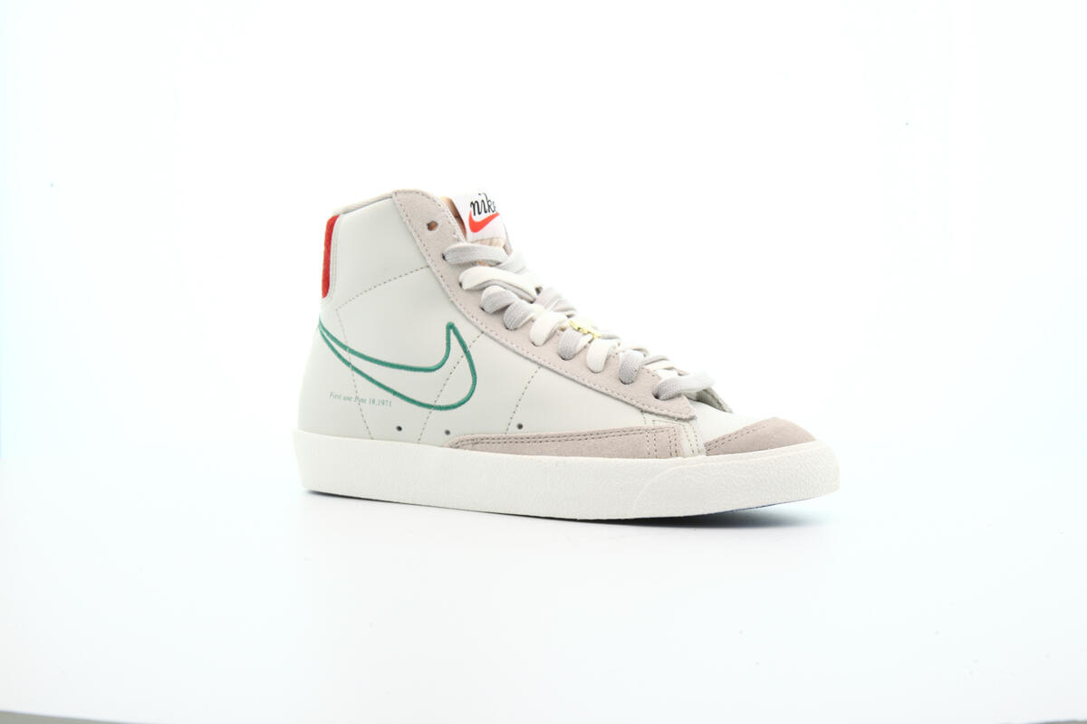 Nike Blazer Mid '77 SE Light Bone / Green Noise - Cream II - Sail (Women's) - Image 14