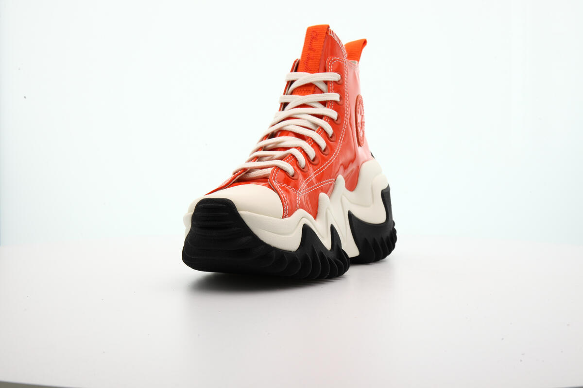 Converse Run Star Motion Hi in Bold Mandarin / Black - Image 11