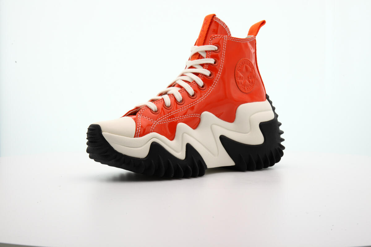 Converse Run Star Motion Hi in Bold Mandarin / Black - Image 12