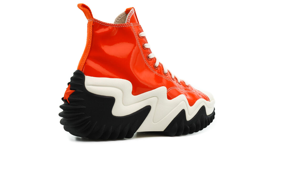 Converse Run Star Motion Hi in Bold Mandarin / Black - Image 18