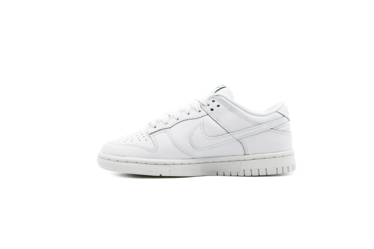 Nike Dunk Low Triple White (Women's) - Image 8