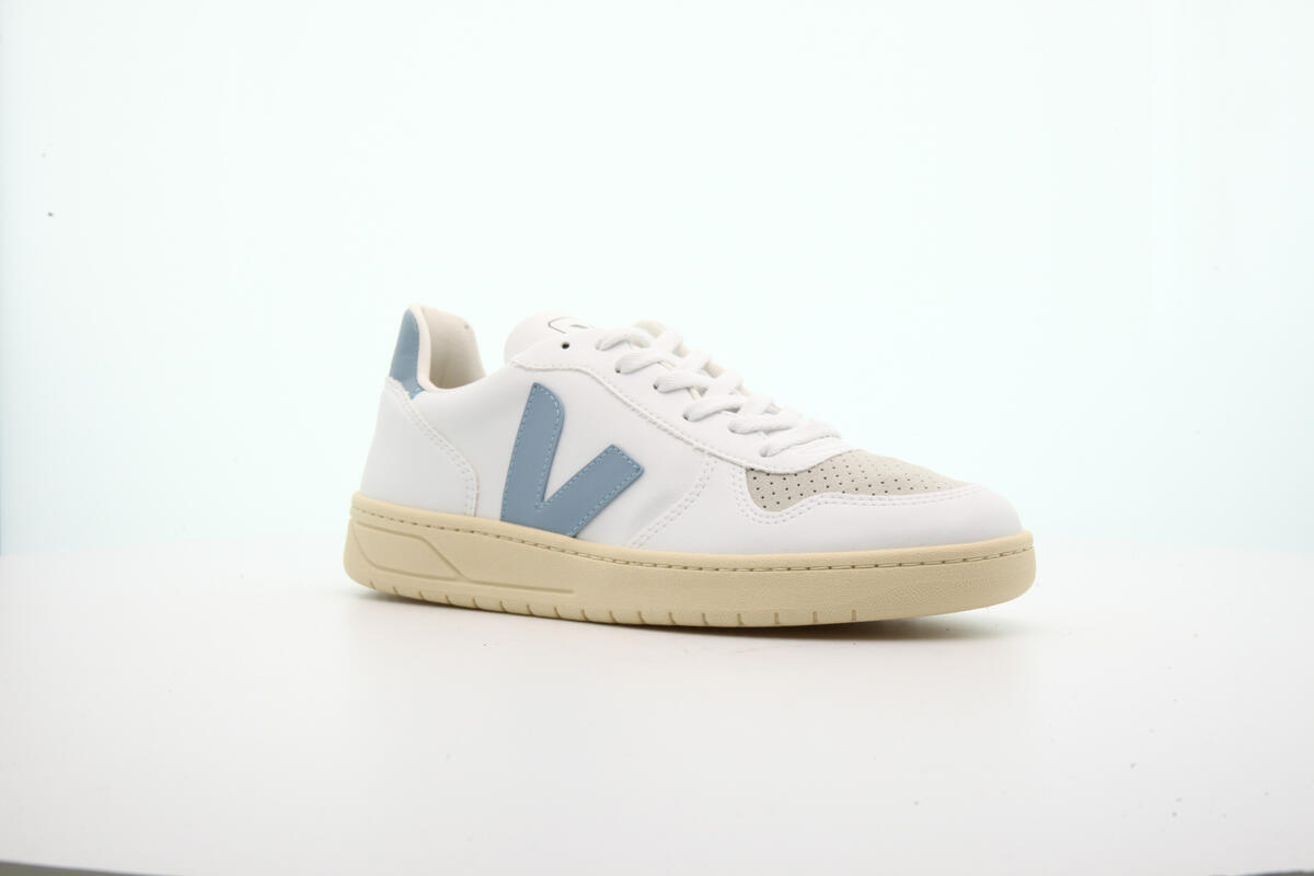 Veja V10 - Extra White / Khaki / Indigo - Image 3