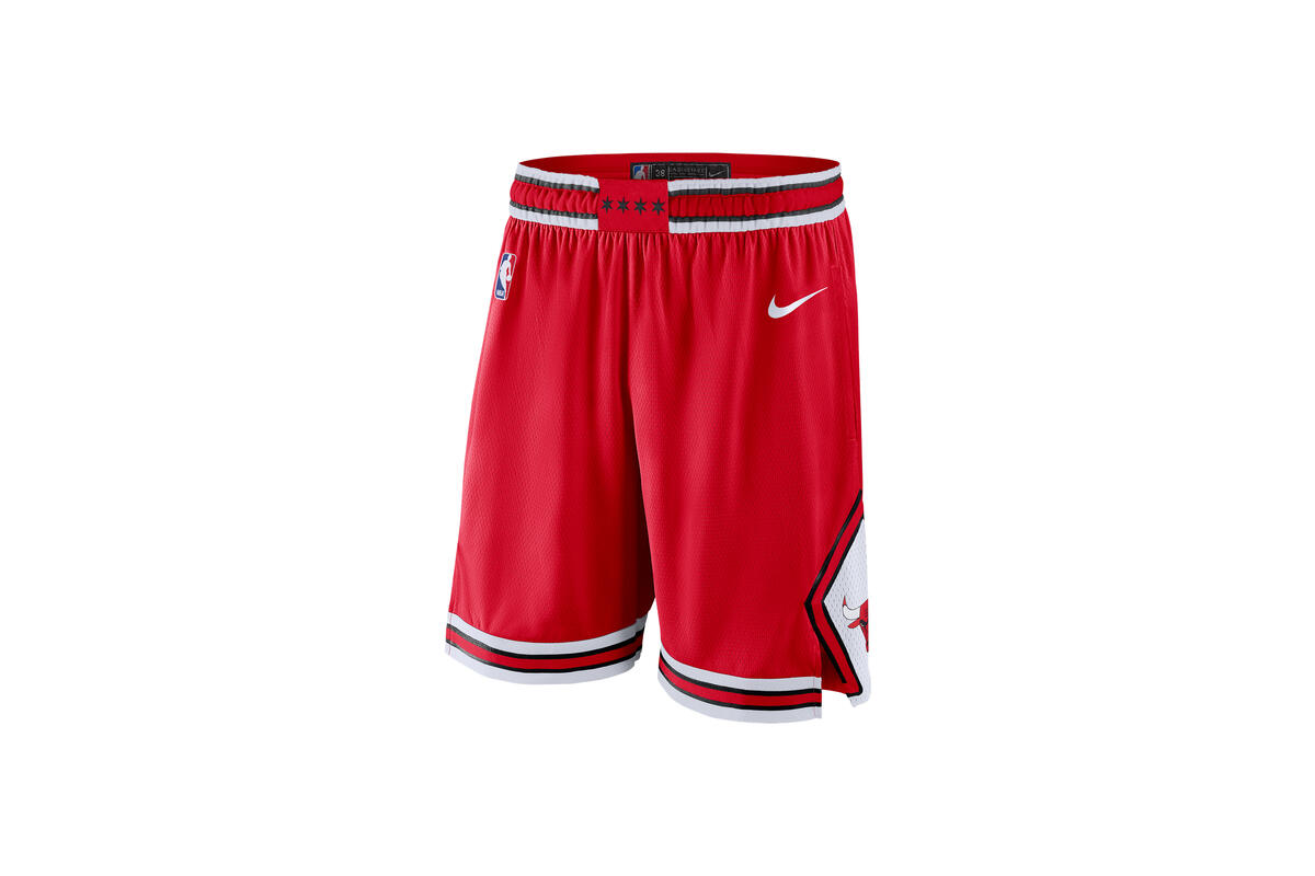 Nike NBA Chicago Bulls Swingman Road Shorts University Red - Image 7