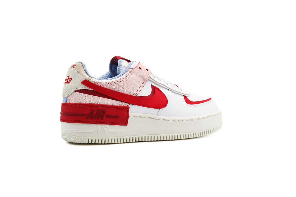 air force 1 shadow white and red