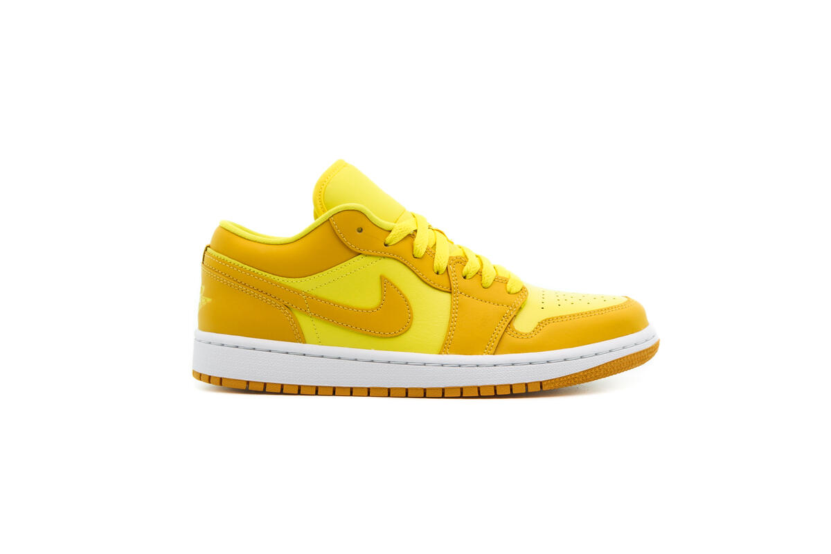 Nike WMNS Air Jordan 1 Low - Yellow Strike / Pollen / White - Image 18