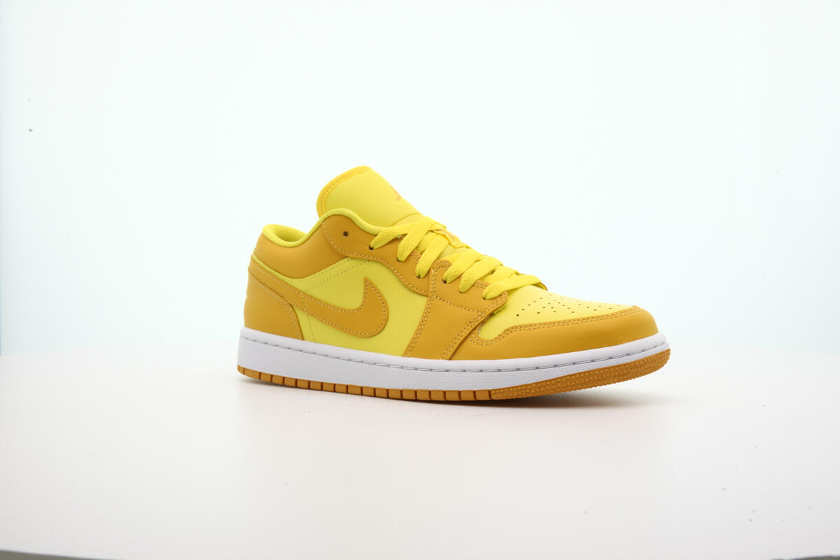 Nike WMNS Air Jordan 1 Low - Yellow Strike / Pollen / White - Image 19