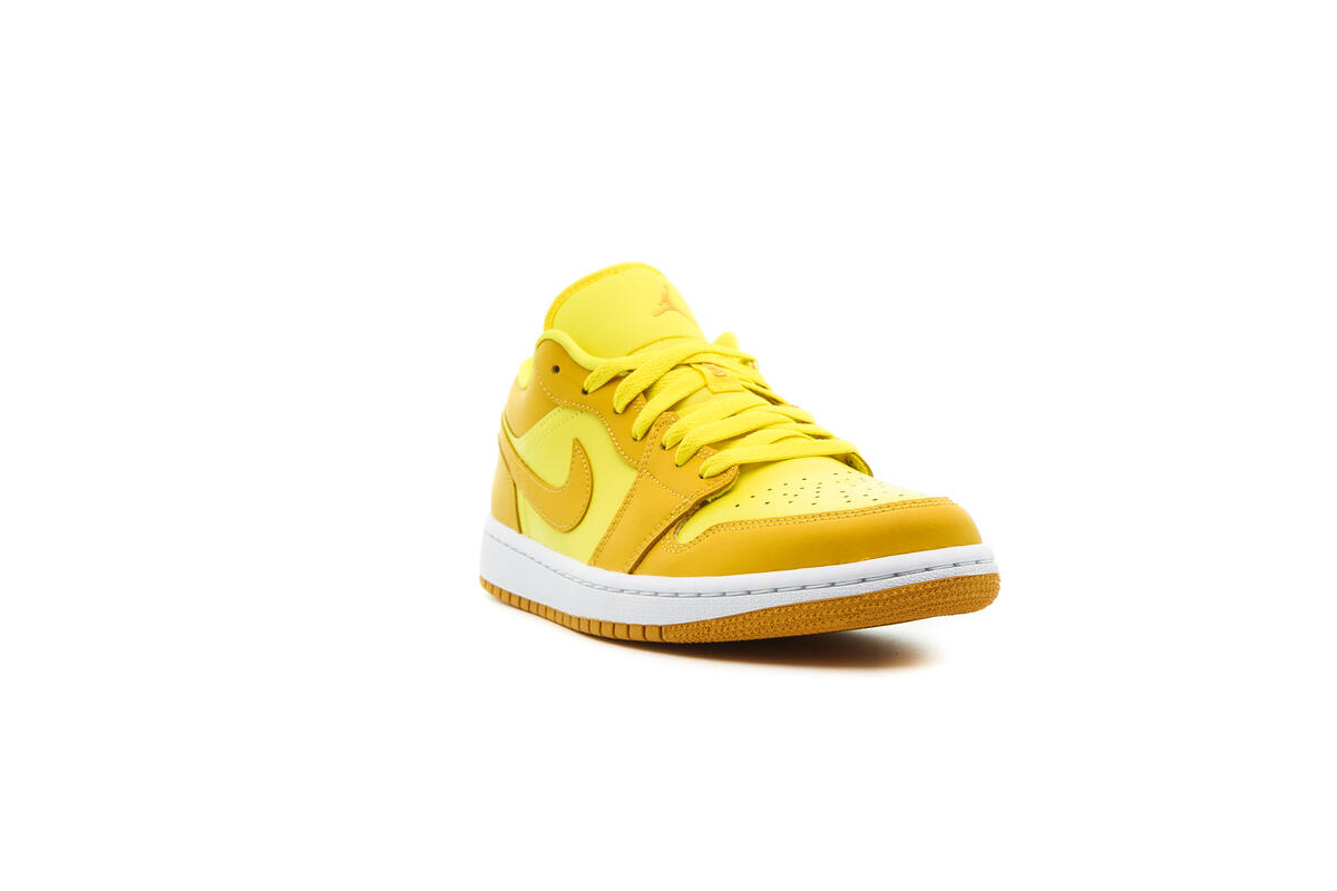 Nike WMNS Air Jordan 1 Low - Yellow Strike / Pollen / White - Image 20