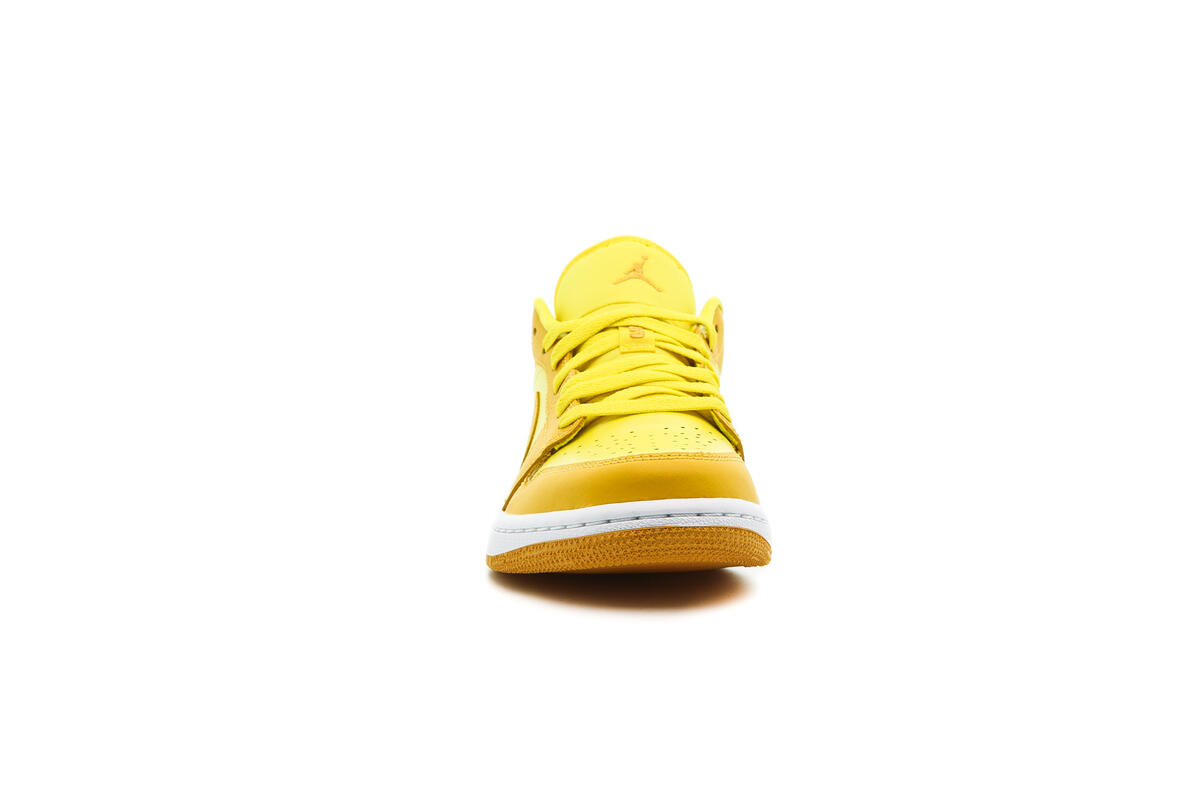 Nike WMNS Air Jordan 1 Low - Yellow Strike / Pollen / White - Image 21