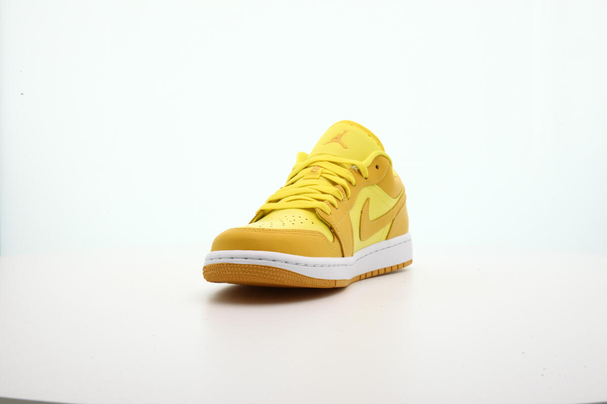 Nike WMNS Air Jordan 1 Low - Yellow Strike / Pollen / White - Image 22