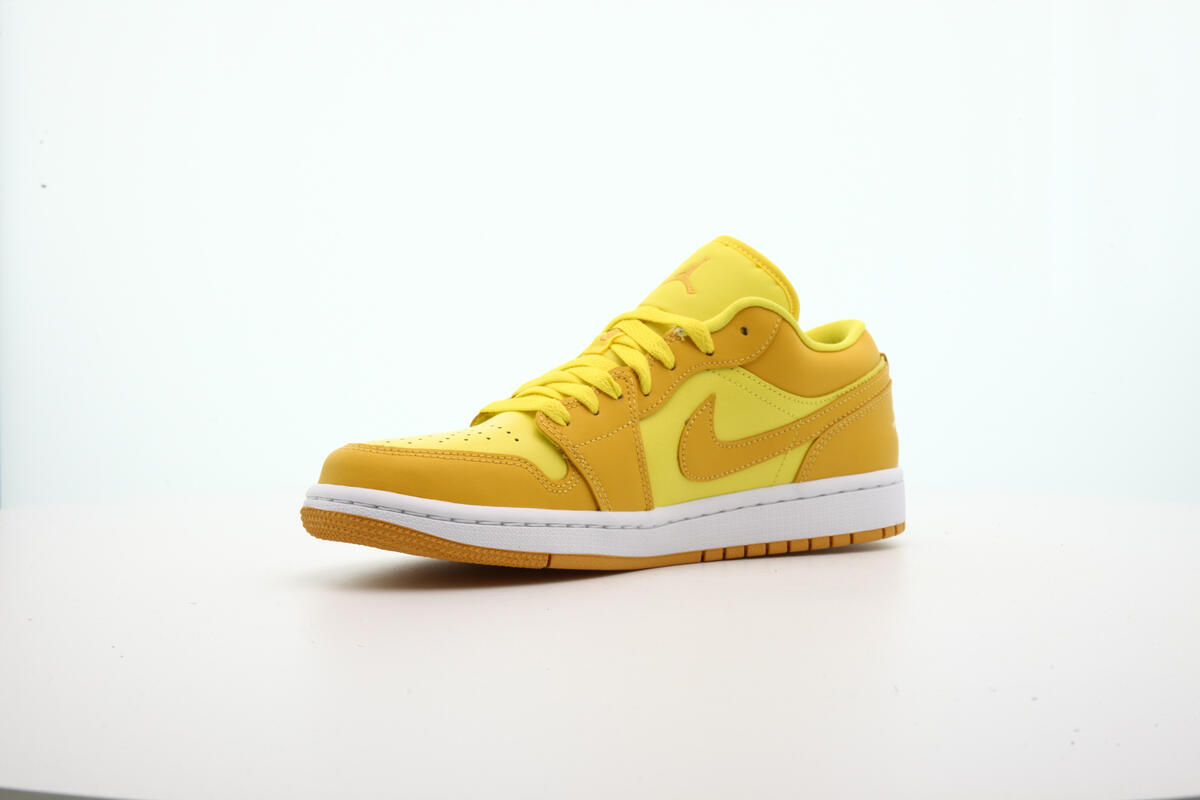 Nike WMNS Air Jordan 1 Low - Yellow Strike / Pollen / White - Image 23