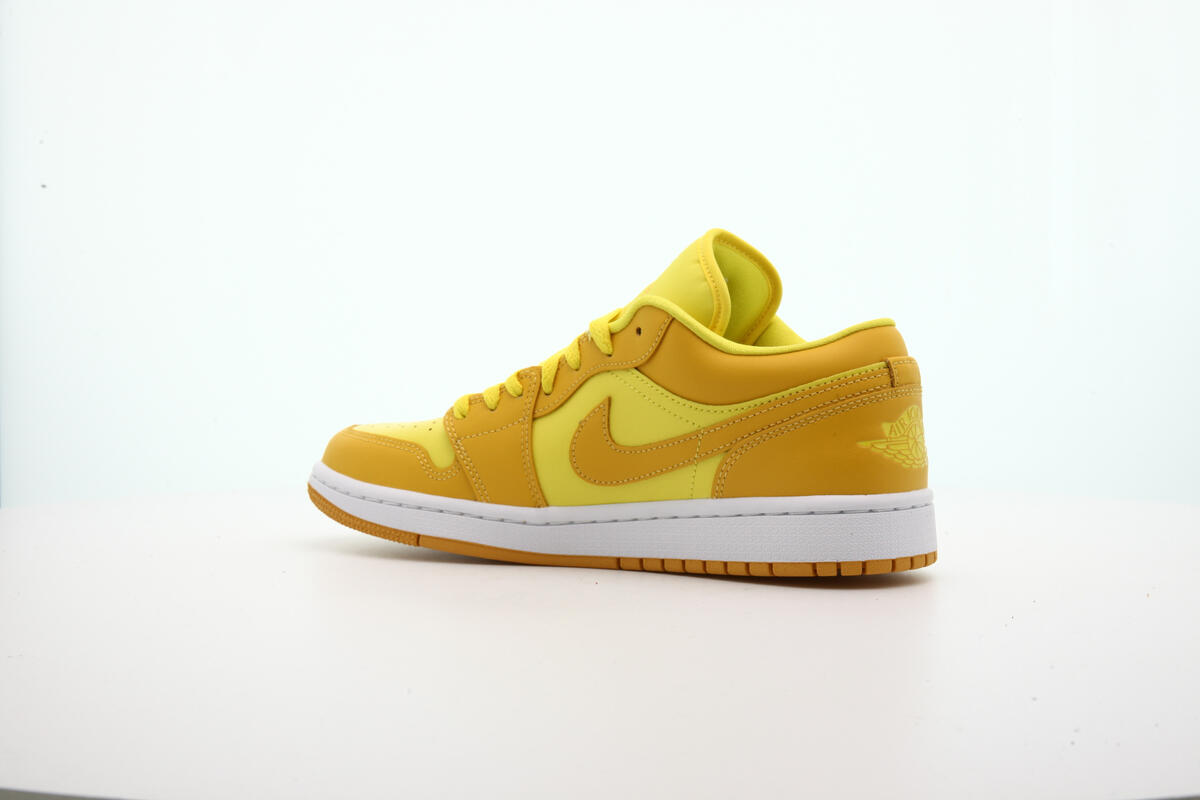 Nike WMNS Air Jordan 1 Low - Yellow Strike / Pollen / White - Image 25