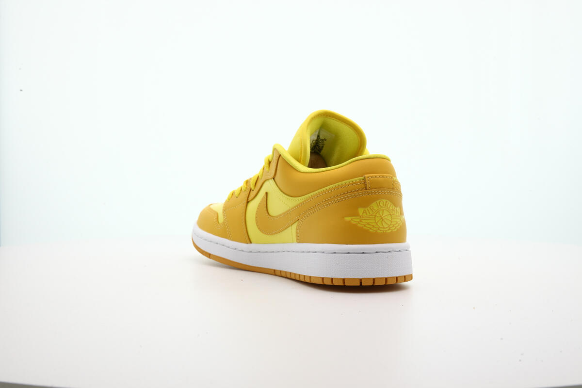 Nike WMNS Air Jordan 1 Low - Yellow Strike / Pollen / White - Image 26