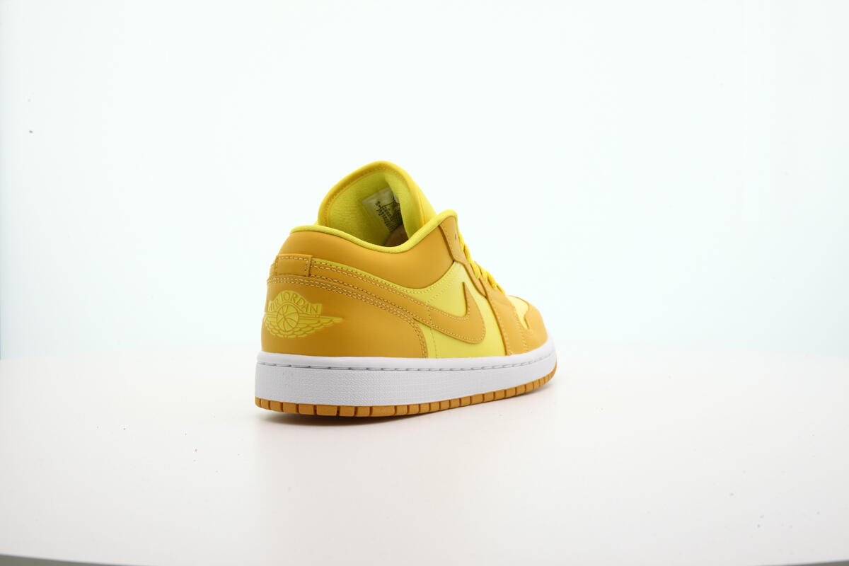 Nike WMNS Air Jordan 1 Low - Yellow Strike / Pollen / White - Image 28