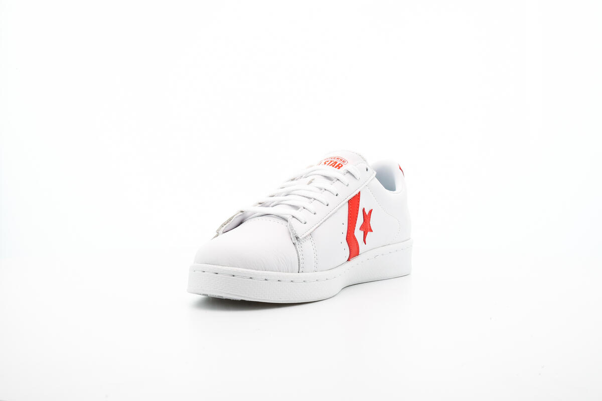 Converse Pro Leather Low - 'White/Bright Poppy' - Image 10