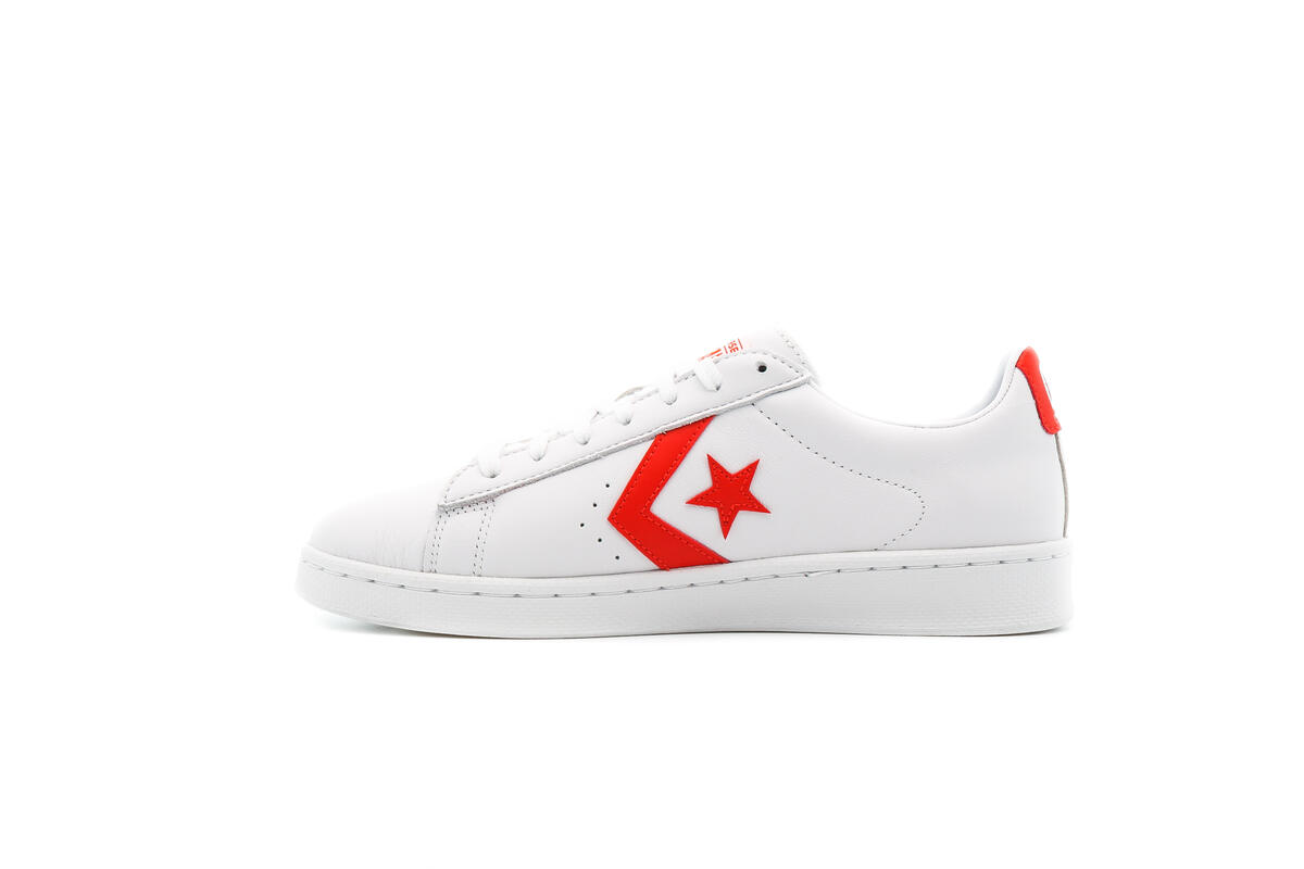 Converse Pro Leather Low - 'White/Bright Poppy' - Image 12