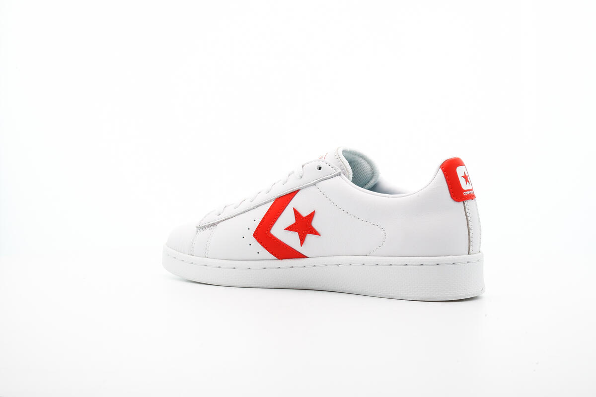 Converse Pro Leather Low - 'White/Bright Poppy' - Image 13