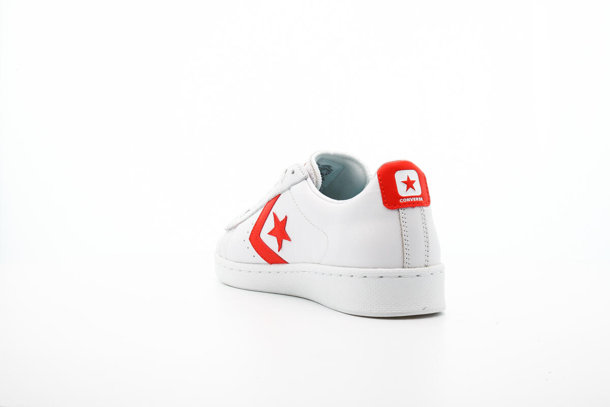Converse Pro Leather Low - 'White/Bright Poppy' - Image 14