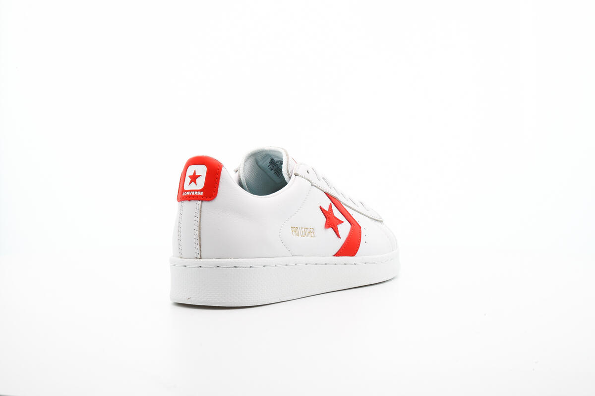 Converse Pro Leather Low - 'White/Bright Poppy' - Image 16