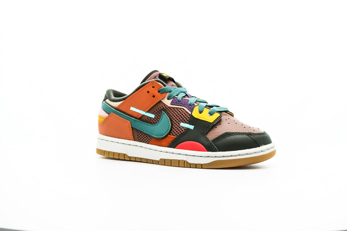 Size 9.5 - Nike Dunk Low Scrap - DB0500-200 BS795 DB0500-200 Nike Dunk Low Scrap Archeo Brown Mosaic Bicoastal  main image 4
