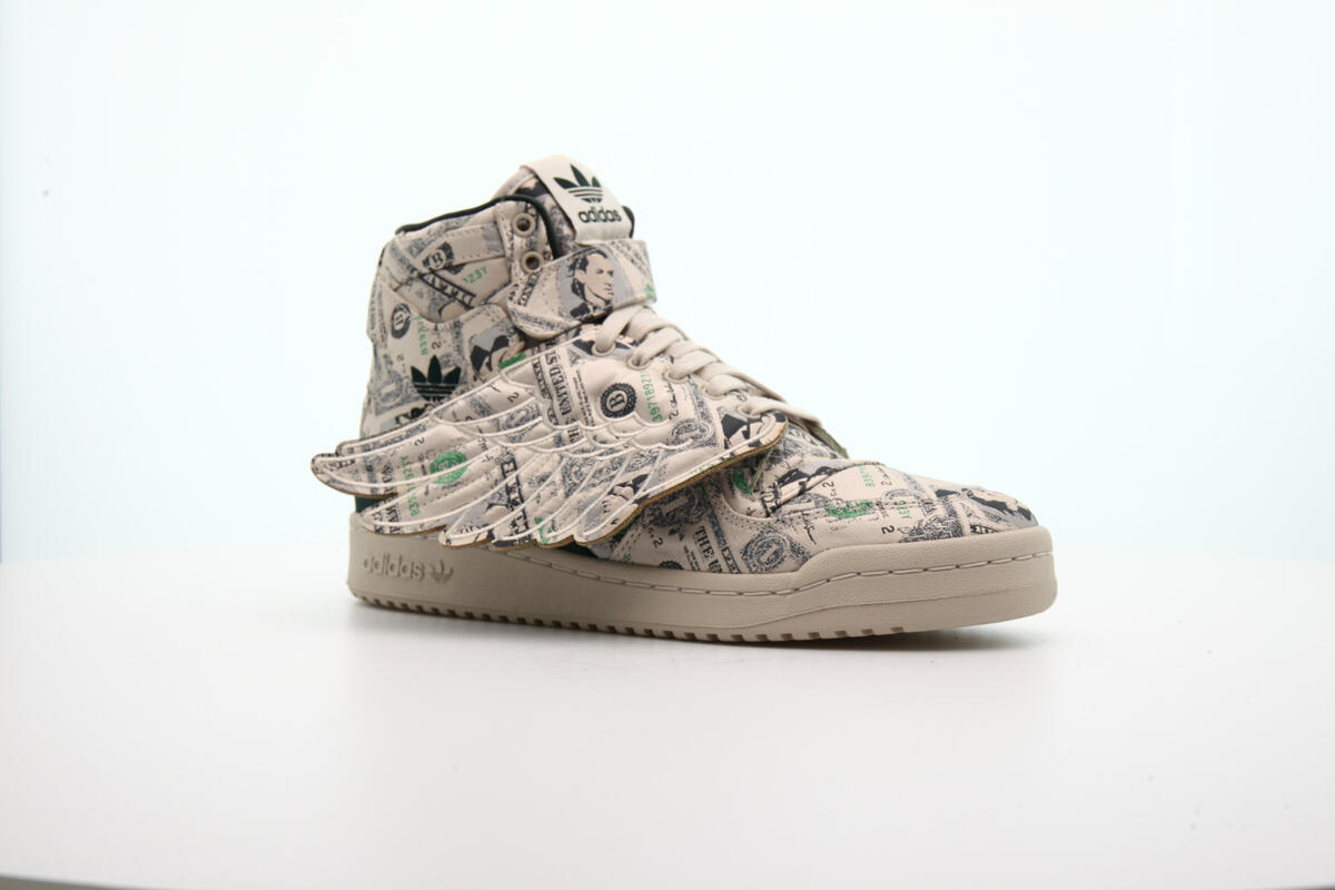 adidas x Jeremy Scott Forum Wings 1.0 Money - Bliss / Green Night - Image 18