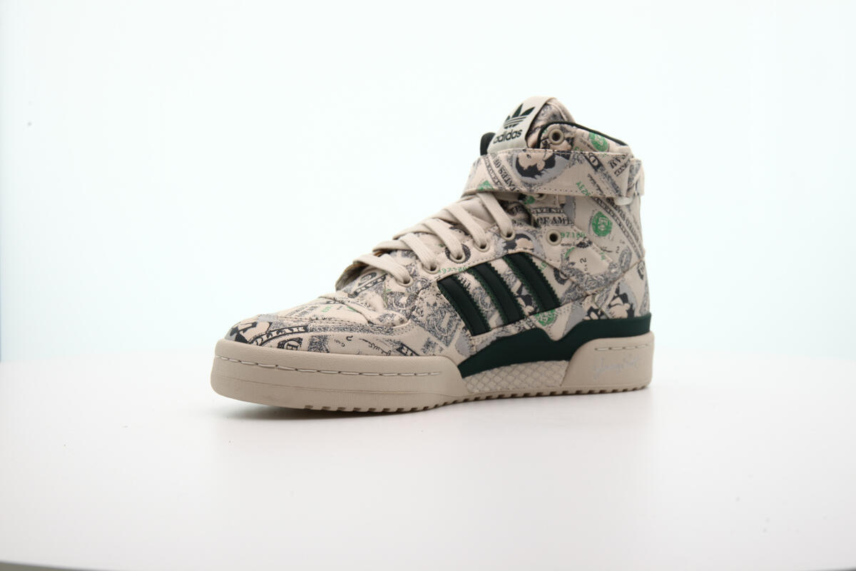 adidas x Jeremy Scott Forum Wings 1.0 Money - Bliss / Green Night - Image 22