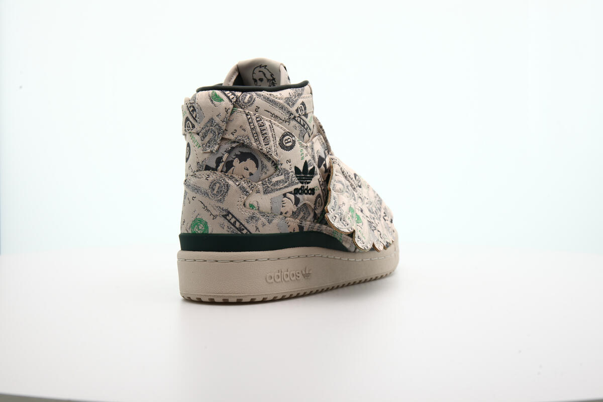 adidas x Jeremy Scott Forum Wings 1.0 Money - Bliss / Green Night - Image 27