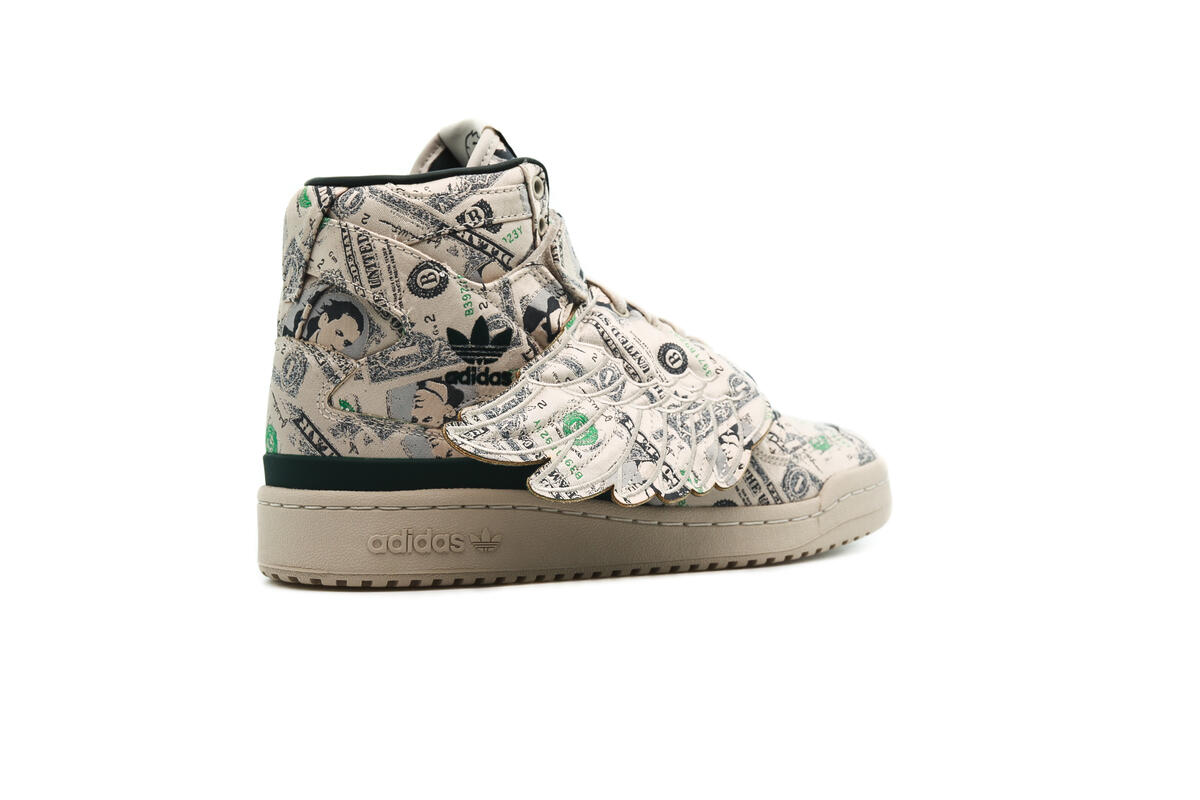 adidas x Jeremy Scott Forum Wings 1.0 Money - Bliss / Green Night - Image 28
