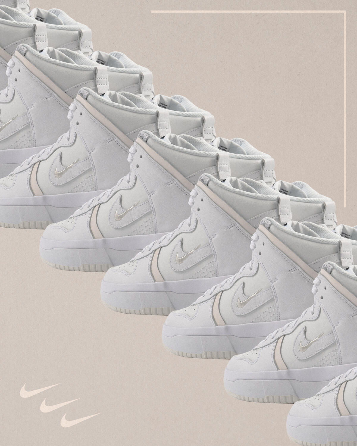 Nike Dunk High Summit White / White - Sail - Black (Women's) - Image 43