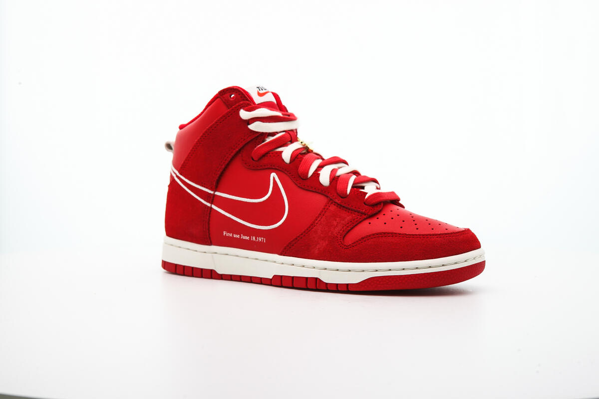Nike Dunk High 'First Use University Red' - Image 16