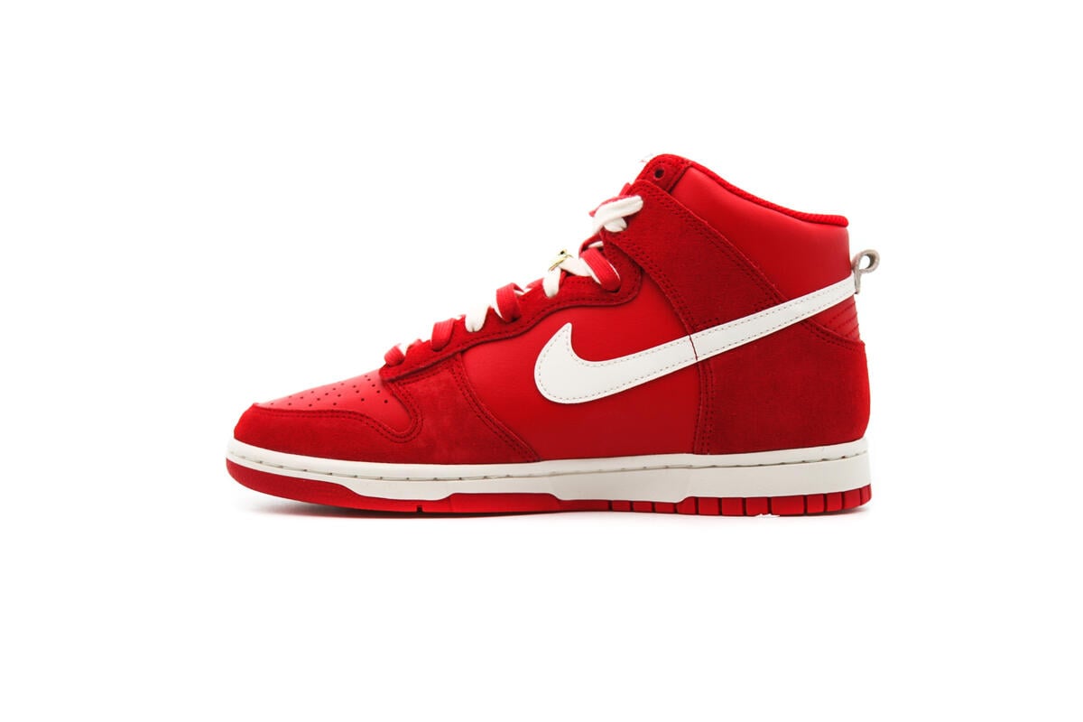 Nike Dunk High 'First Use University Red' - Image 21