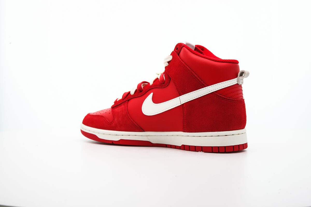 nike dunk high se university red/sail