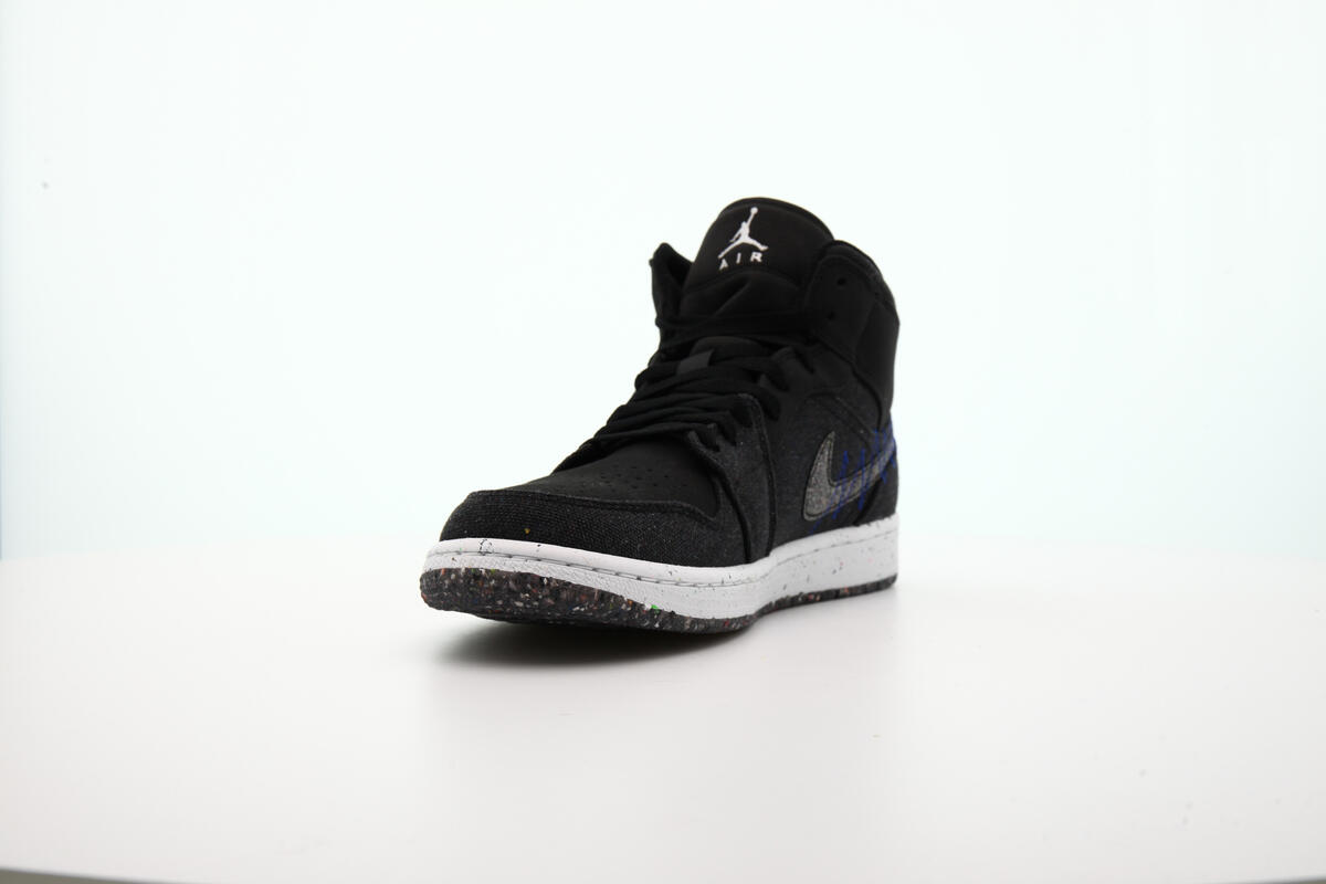 Air Jordan 1 Mid 'Black / Multi Color - Racer Blue - White' - Image 14
