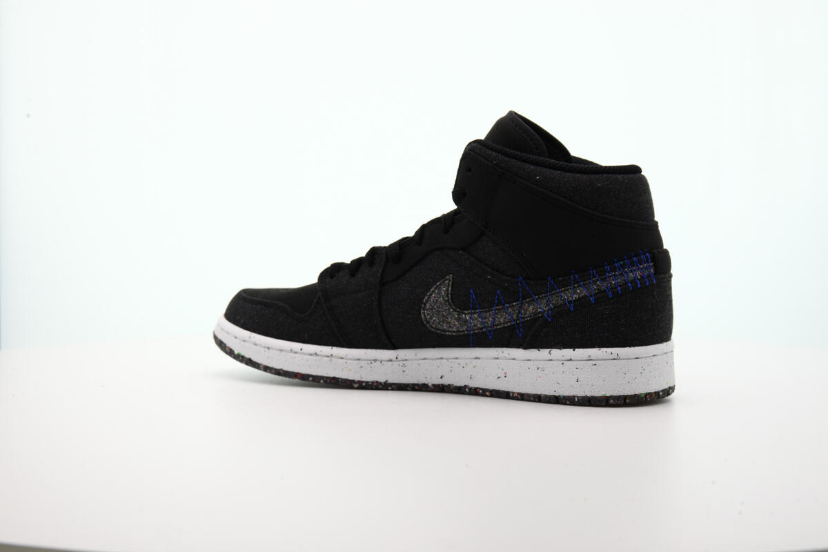 Air Jordan 1 Mid 'Black / Multi Color - Racer Blue - White' - Image 17