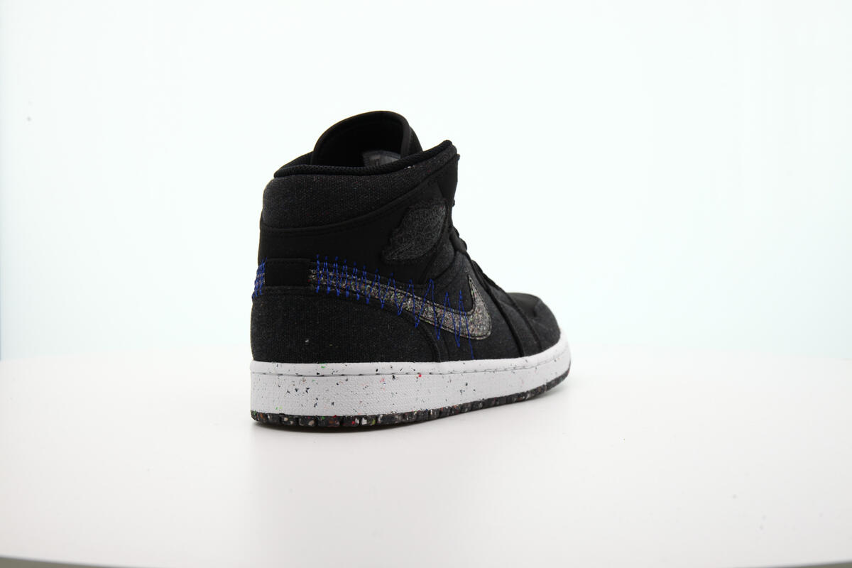 Air Jordan 1 Mid 'Black / Multi Color - Racer Blue - White' - Image 20