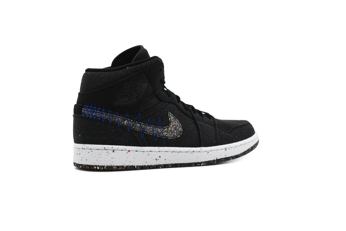 Air Jordan 1 Mid 'Black / Multi Color - Racer Blue - White' - Image 21