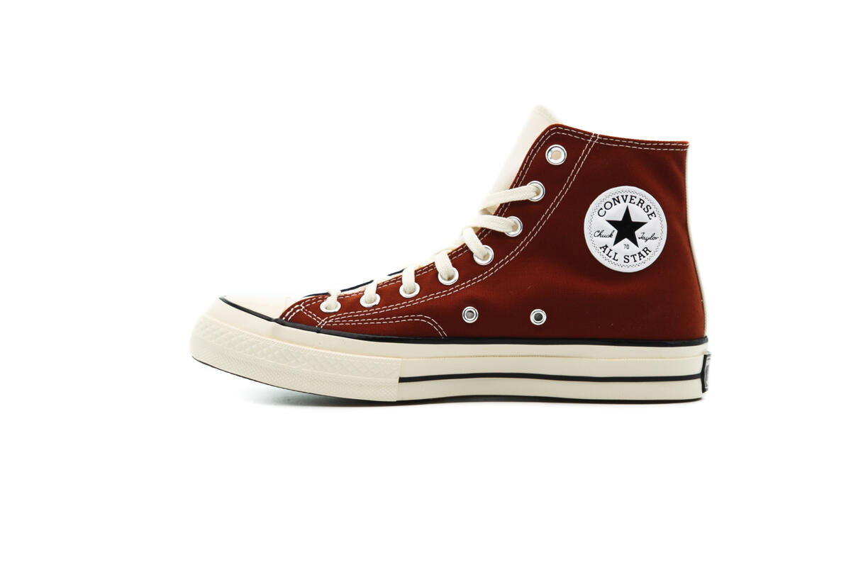 Converse Mens Chuck 70 HI Shoes 'Brown/Red' - Image 21