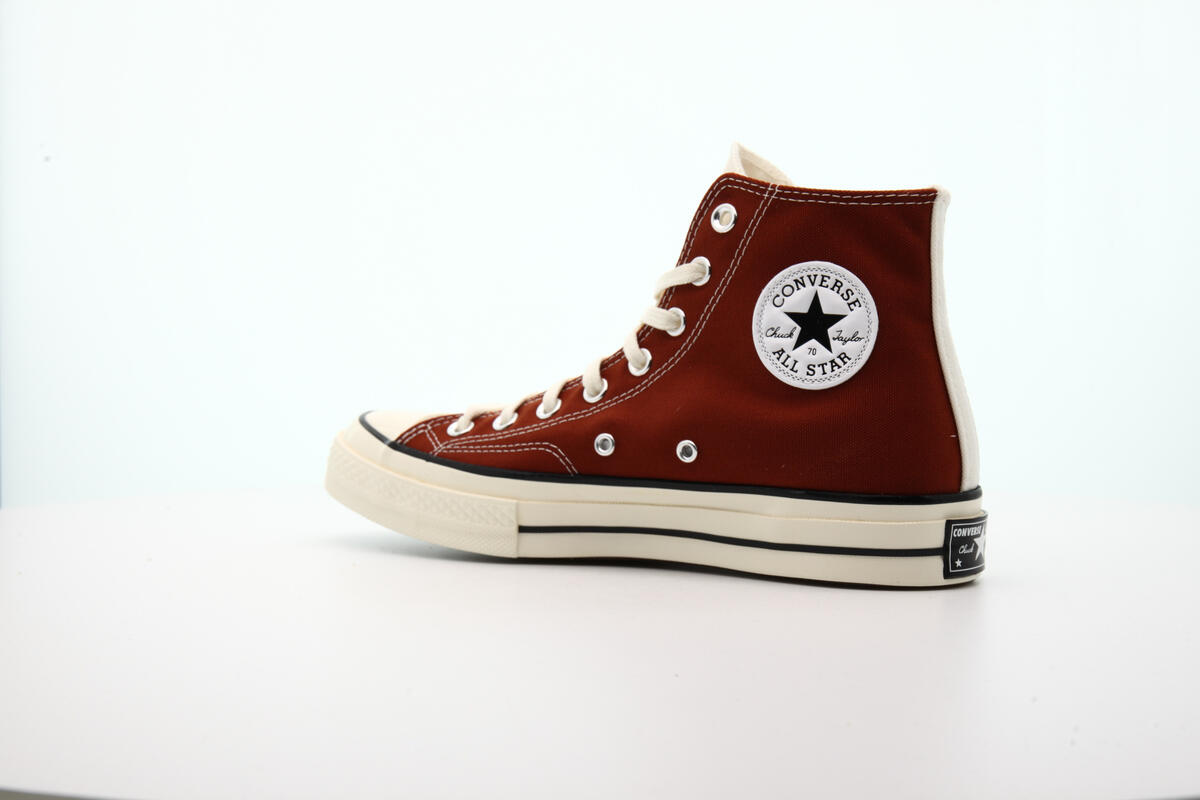 Converse Mens Chuck 70 HI Shoes 'Brown/Red' - Image 27