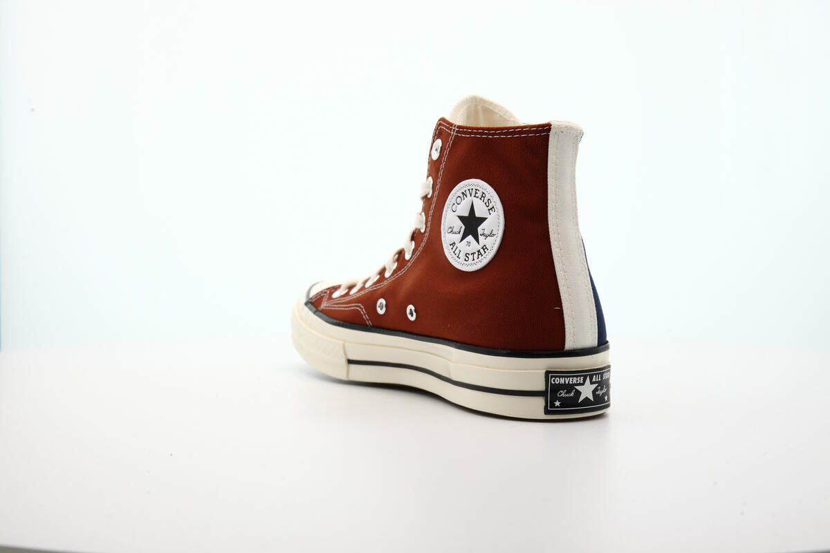 Converse Mens Chuck 70 HI Shoes 'Brown/Red' - Image 23