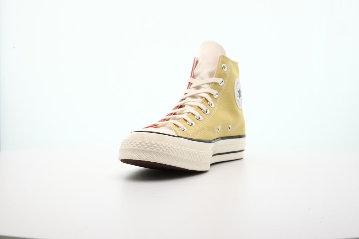 Converse Mens Chuck 70 HI Shoes 'Straw Yellow' - Image 6