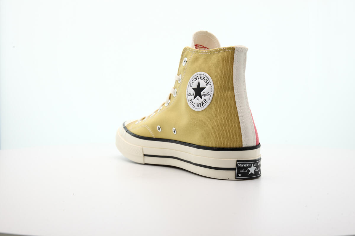 Converse Mens Chuck 70 HI Shoes 'Straw Yellow' - Image 10