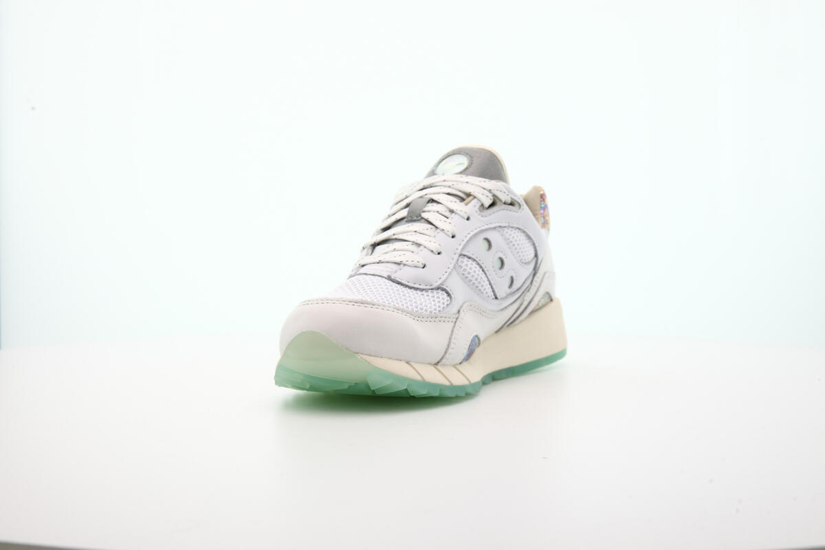 Saucony Men’s Shadow 6000 Pearl White Tennis Shoes Sneakers Trainers Saucony Shadow 6000  main image 3