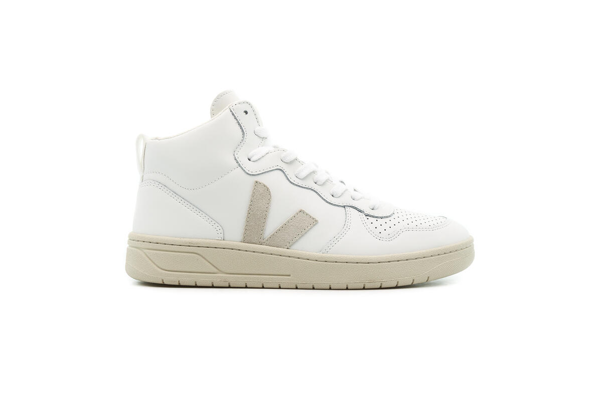 Veja V-15 Extra Natural Leather - White - Image 5
