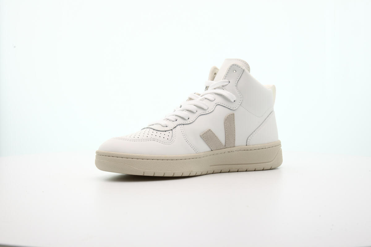 Veja V-15 Extra Natural Leather - White - Image 10
