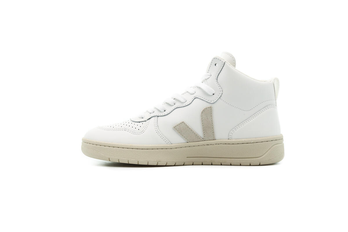 Veja V-15 Extra Natural Leather - White - Image 11