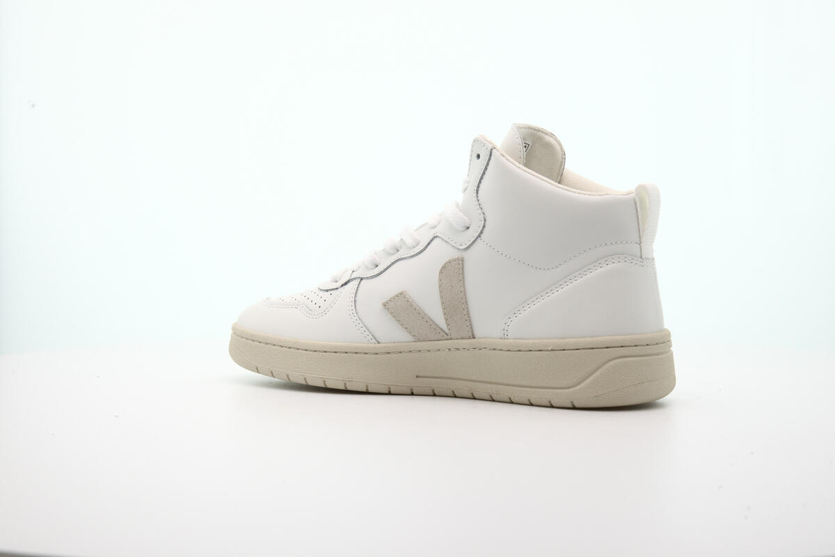 Veja V-15 Extra Natural Leather - White - Image 12
