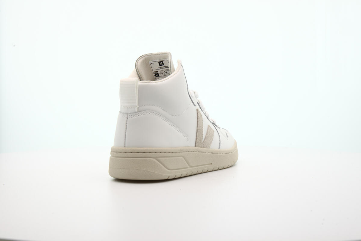Veja V-15 Extra Natural Leather - White - Image 15